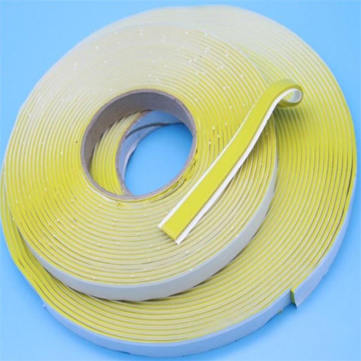 Yellow high temperature butyl sealing tape